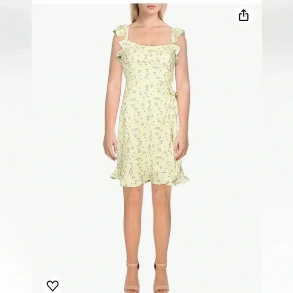 BCBGeneration Floral flutter sleeve sundress sz 16 - Picture 8 of 8